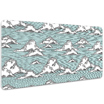 Full desk mat clouds drawing