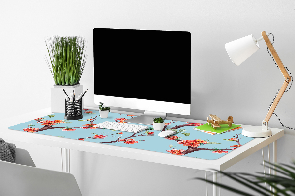 Desk pad blooming tree