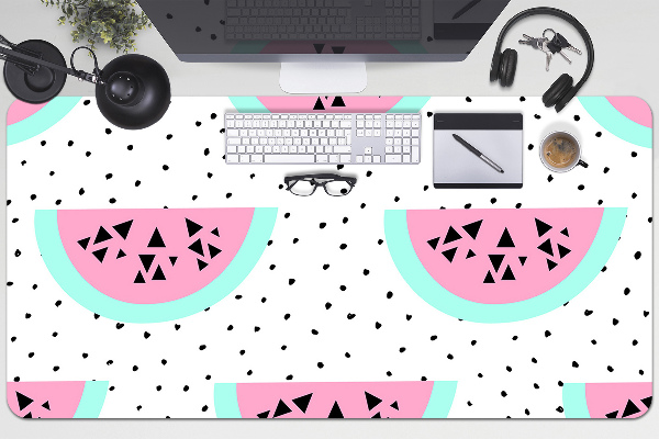 Desk pad Watermelons and dots