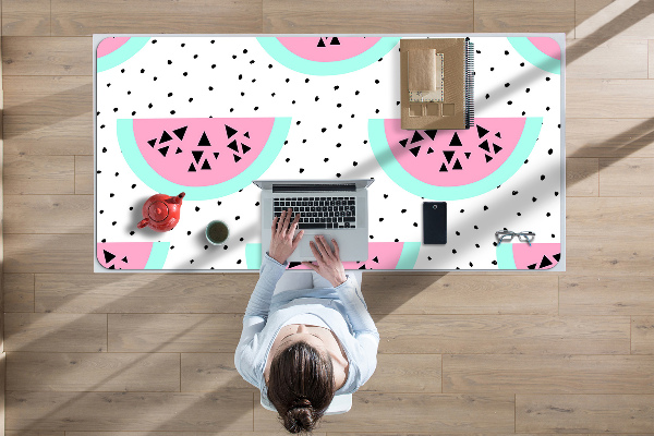 Desk pad Watermelons and dots