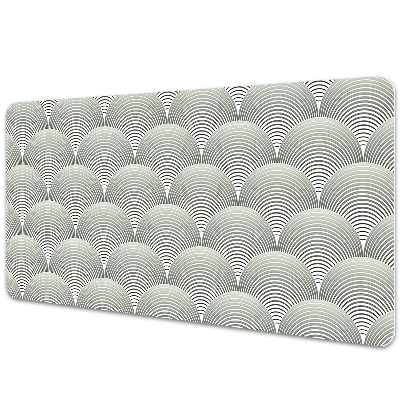 Full desk mat pattern semicircles