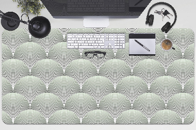 Full desk mat pattern semicircles
