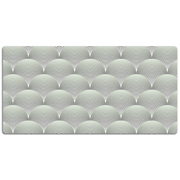 Full desk mat pattern semicircles
