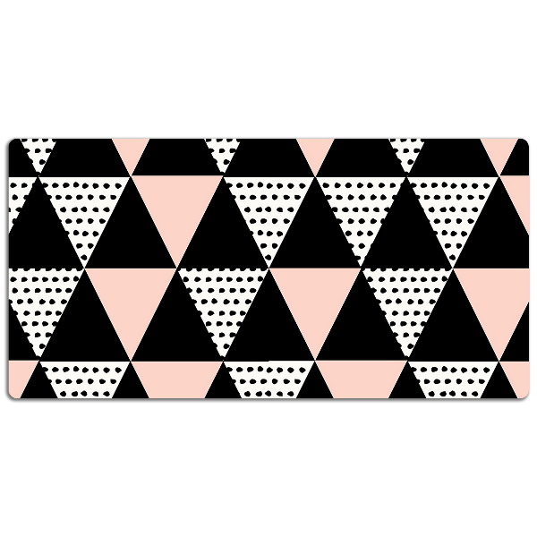 Full desk protector geometrical triangles