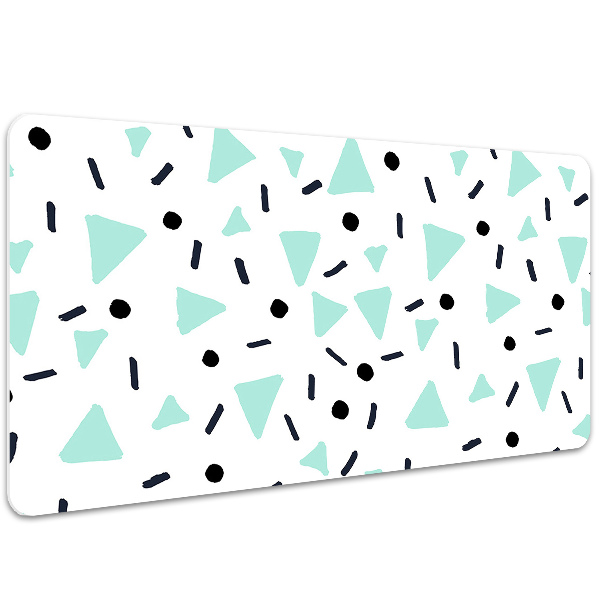 Large desk mat for children retro pattern