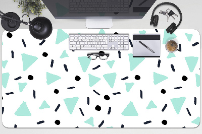 Large desk mat for children retro pattern