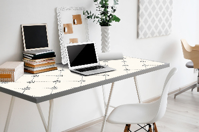 Desk pad Pattern in diamonds