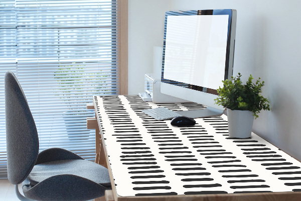 Desk mat abstract lines