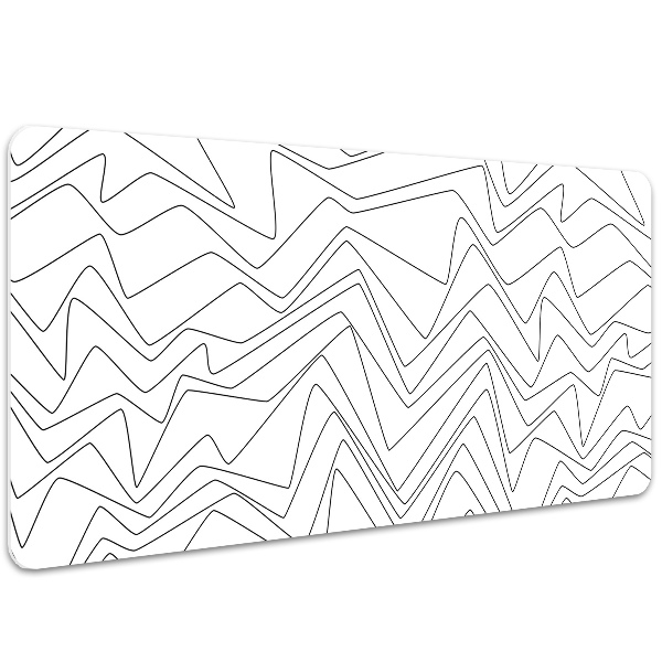 Desk mat Scattered lines
