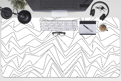 Desk mat Scattered lines