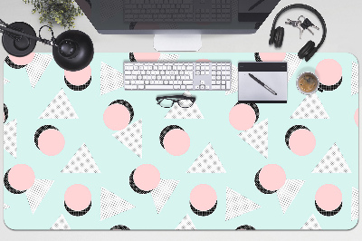 Desk pad Circles and triangles