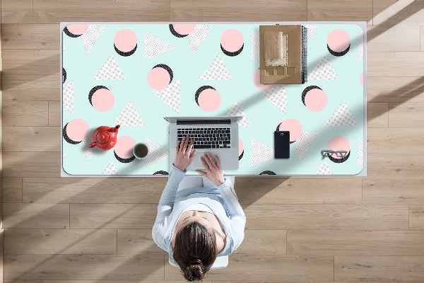 Desk pad Circles and triangles