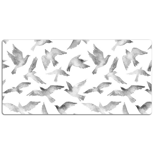 Large desk mat for children flying bird