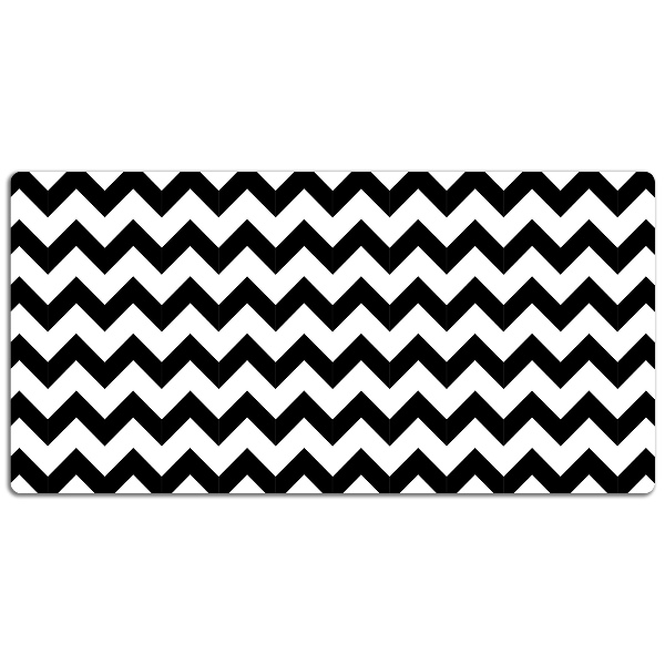 Large desk mat for children zigzags