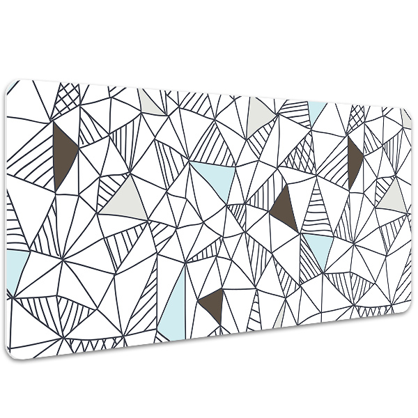 Full desk pad geometric pattern
