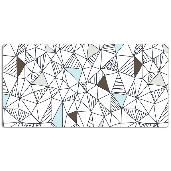 Full desk pad geometric pattern