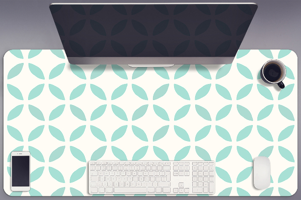 Full desk protector symmetrical pattern