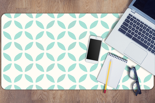 Full desk protector symmetrical pattern