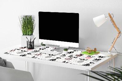 Full desk pad Flowers in vases