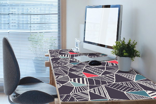 Large desk mat for children pattern Doodle