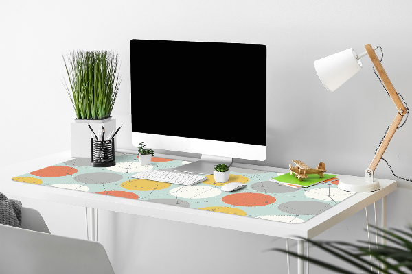 Full desk pad geometric pattern