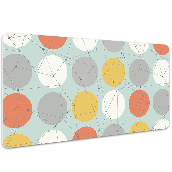 Full desk pad geometric pattern