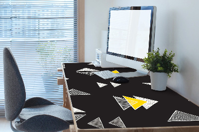 Full desk pad drawn triangles