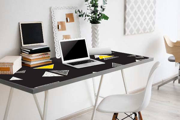 Full desk pad drawn triangles