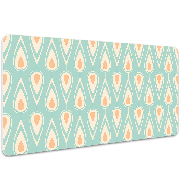 Large desk mat for children retro pattern