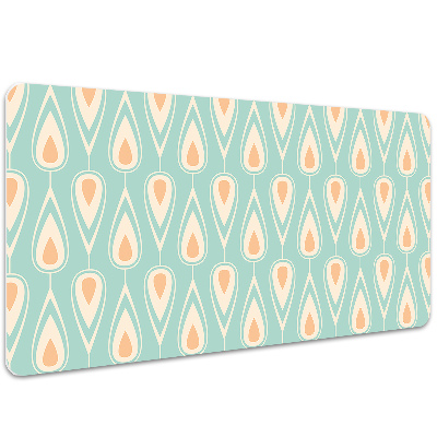 Large desk mat for children retro pattern