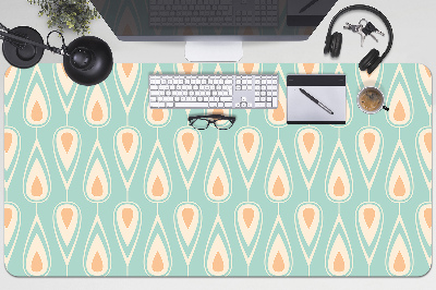 Large desk mat for children retro pattern