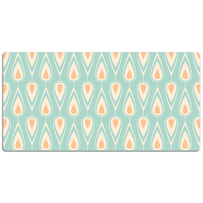 Large desk mat for children retro pattern