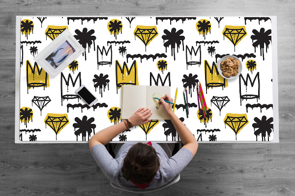 Desk pad Graffiti crown