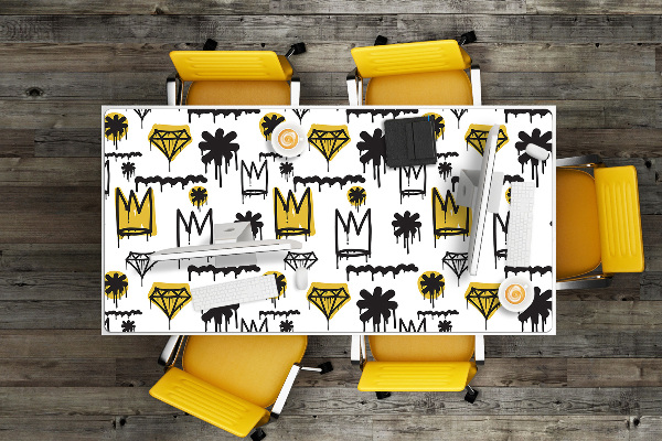 Desk pad Graffiti crown