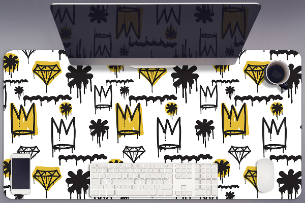 Desk pad Graffiti crown