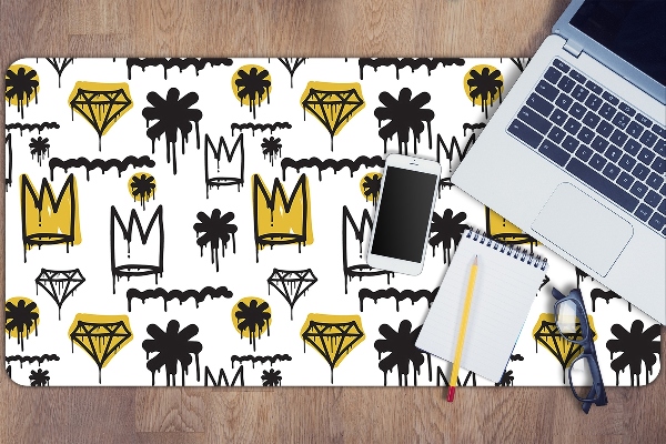 Desk pad Graffiti crown