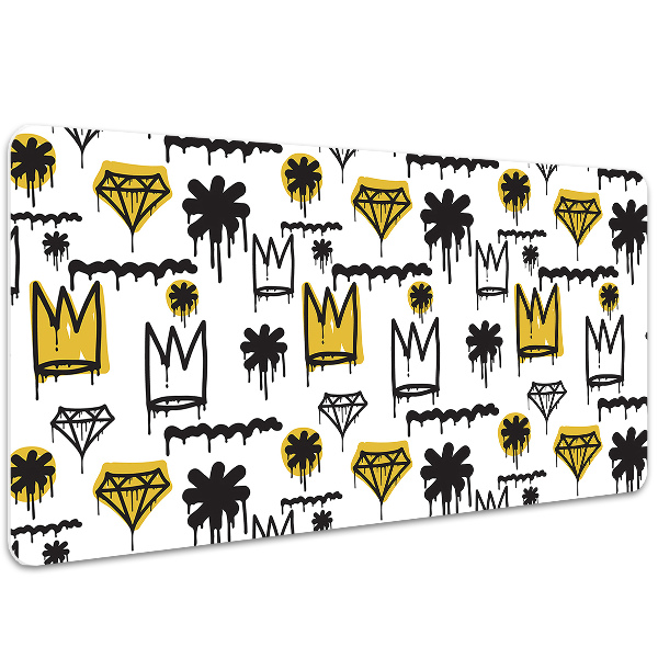 Desk pad Graffiti crown