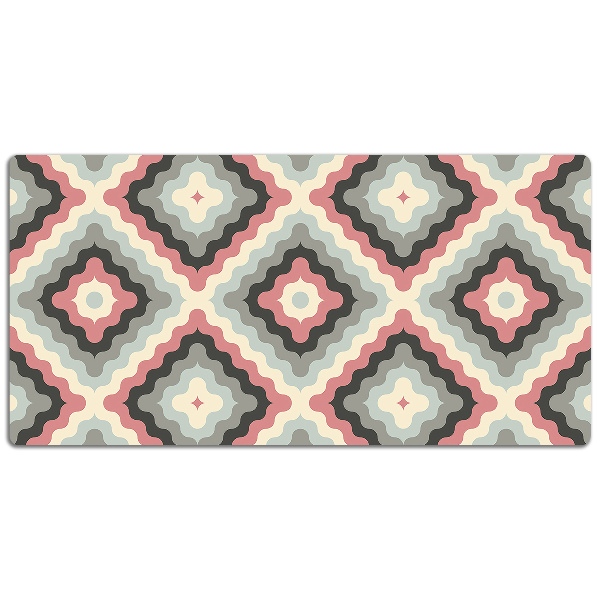 Large desk pad PVC protector retro illusion