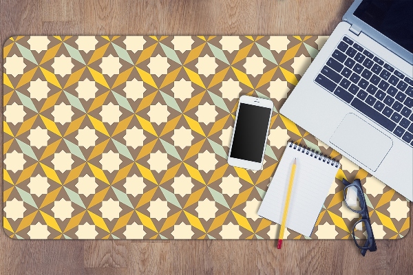Large desk pad PVC protector vintage pattern
