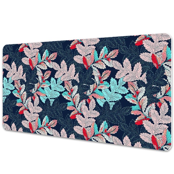 Full desk mat leafy pattern