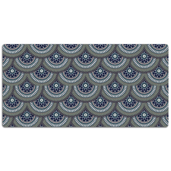 Large desk pad PVC protector ornate