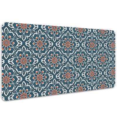 Large desk pad PVC protector mandala pattern