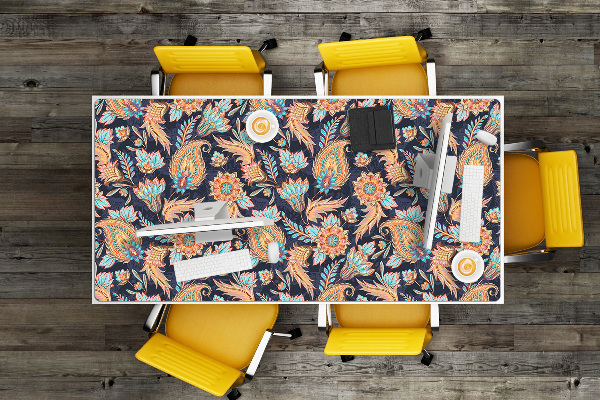 Large desk mat for children Paisley