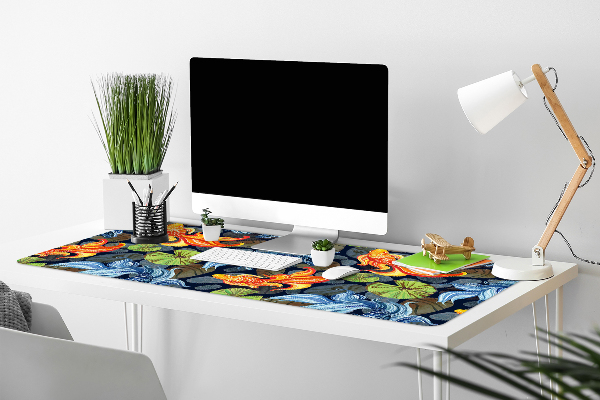 Large desk mat for children Goldfish