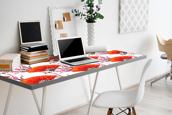 Desk mat Japanese fans