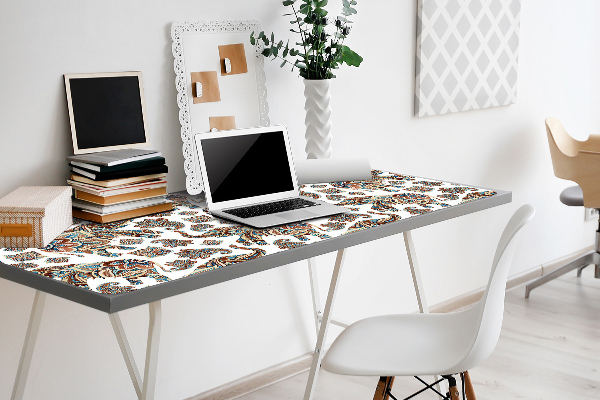 Large desk mat for children elephants