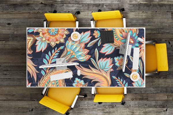 Large desk mat for children Paisley