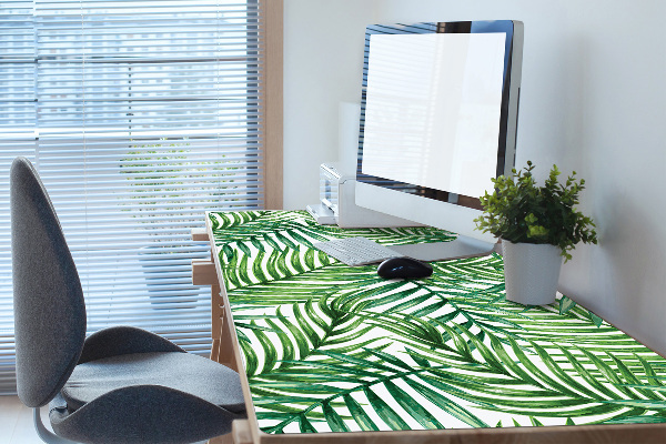 Full desk pad exotic leaves