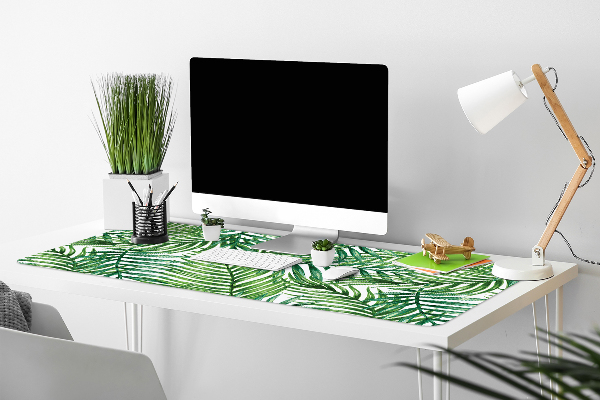 Full desk pad exotic leaves