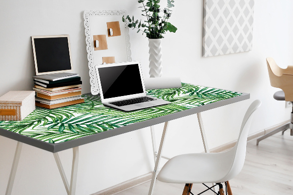 Full desk pad exotic leaves